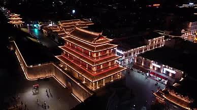 潮州市广济楼夜景航拍视频的预览图